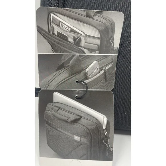 Case Logic 3201433 Diamond Laptop & Tablet Black Bag (15.6”) Strap NWT MSRP $39 - Picture 8 of 10